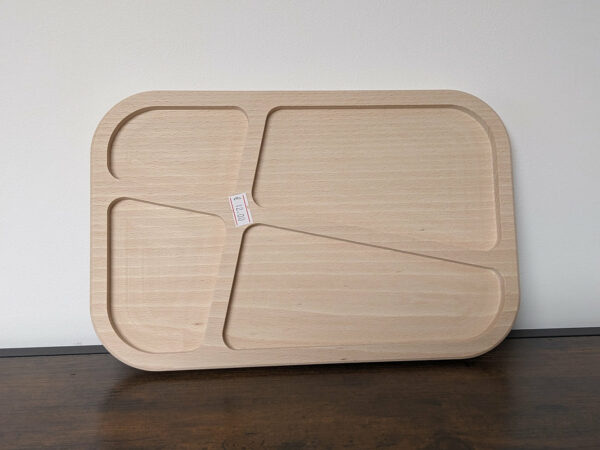 PLateau4comp Assiette rectangle 4 compartiments