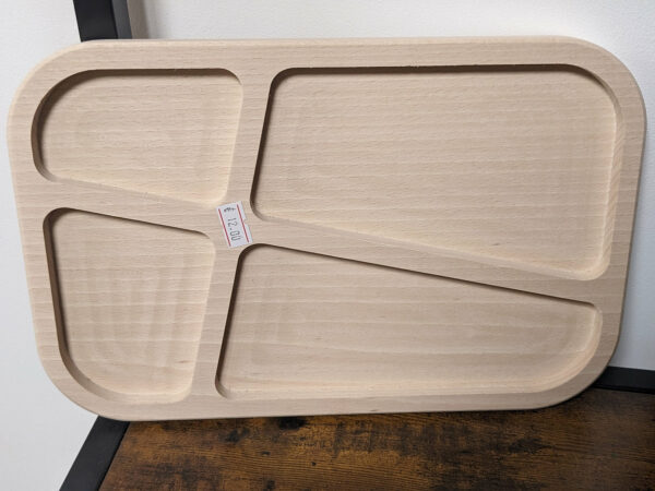 PLateau4comp2 Assiette rectangle 4 compartiments
