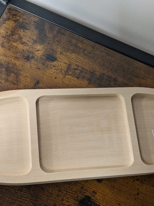 Plateau compartimenté