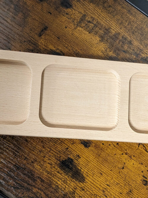 Plateau compartimenté
