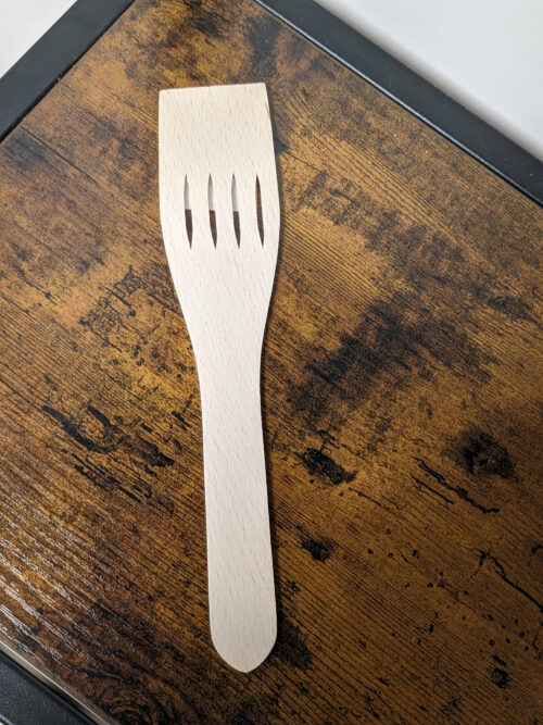 Spatule rainurée rectangle