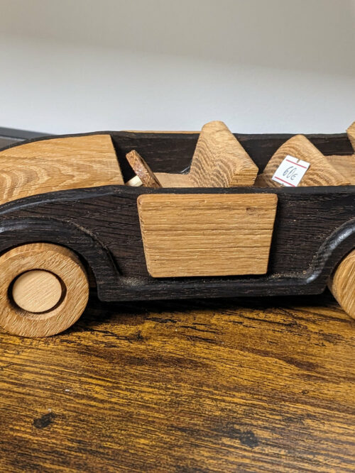 Voiture - Noire et bois