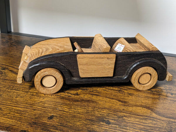 Voiture - Noire et bois